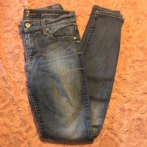7 for all mankind skinny jeans